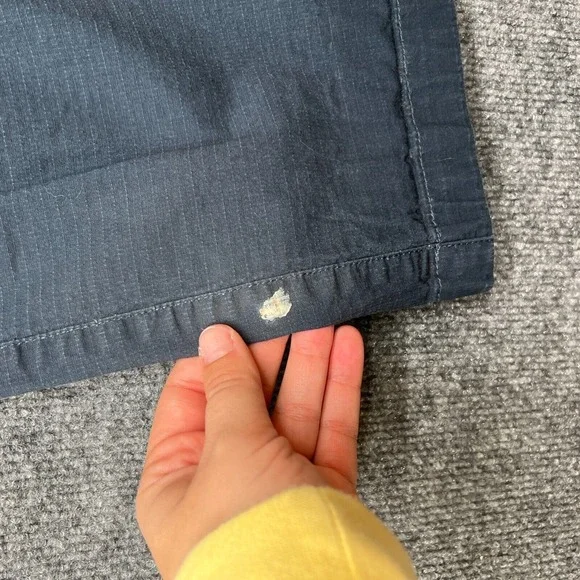 Vuori Pants Womens S Blue Ripstop VW401 Zip Pockets Cargo Hiking Straight Leg